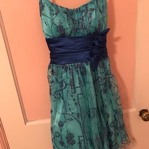Blue formal dress